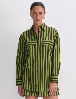 Pure Cotton Striped Shirt