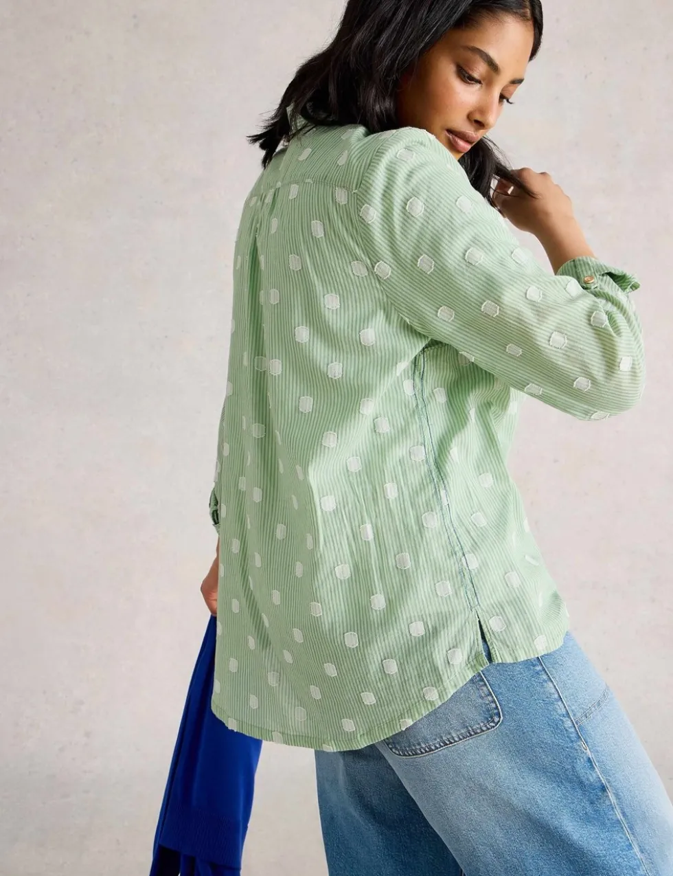 Pure Cotton Striped Shirt