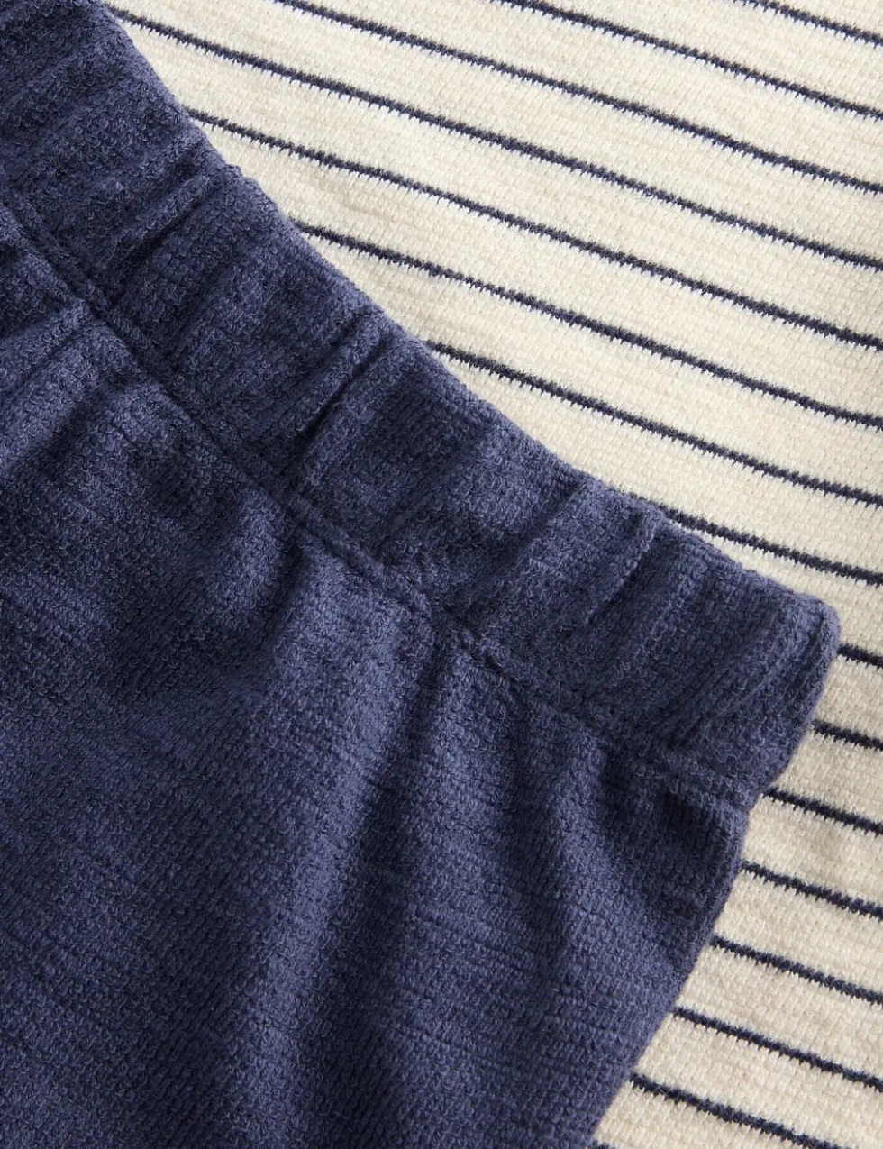 Pure Cotton Striped Shirt & Navy Shorts (0-5 Yrs)