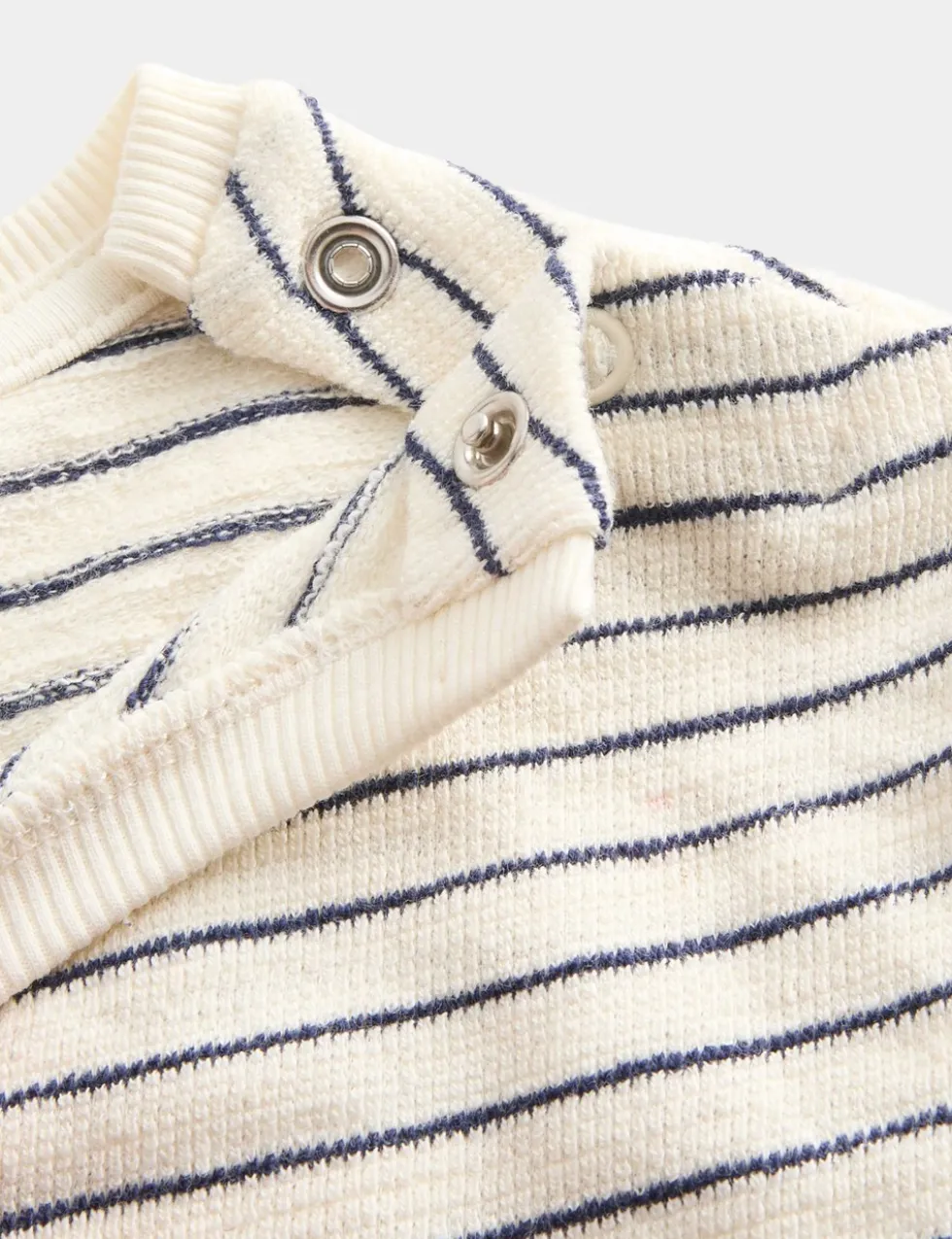 Pure Cotton Striped Shirt & Navy Shorts (0-5 Yrs)