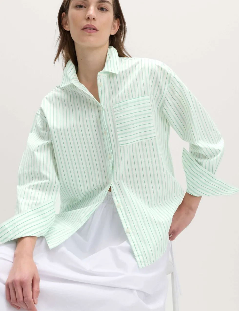 Pure Cotton Striped Shirt