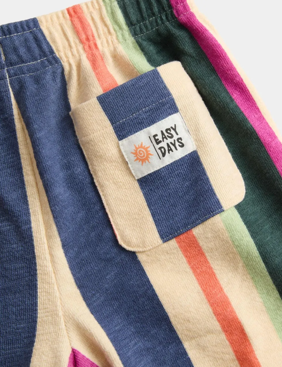 Pure Cotton Striped Shorts (2-8 Yrs)