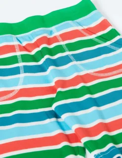 Pure Cotton Striped Shorts (1-12 Yrs)