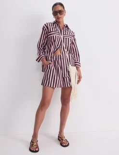 Pure Cotton Striped Shorts