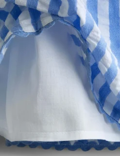 Pure Cotton Striped Sunflower Dress (6 Mths-9 Yrs)
