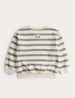 Pure Cotton Striped Sweatshirt (2-8yrs)