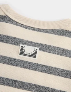 Pure Cotton Striped Sweatshirt (2-8yrs)