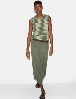 Pure Cotton Striped Tank Top