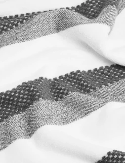 Pure Cotton Striped Textured Towel