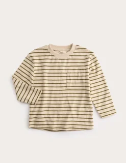 Pure Cotton Striped Top (2-8 Yrs)