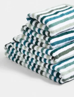 Pure Cotton Striped Towel