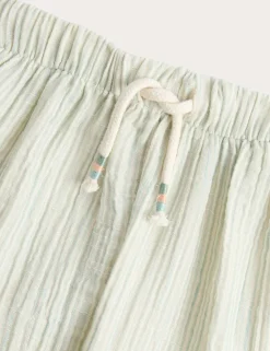 Pure Cotton Striped Trousers (0-5 Yrs)