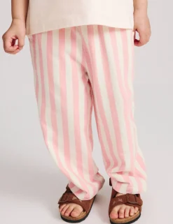 Pure Cotton Striped Trousers (2-10 Yrs)
