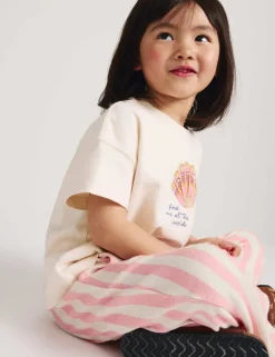 Pure Cotton Striped Trousers (2-10 Yrs)