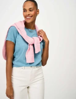 Pure Cotton Striped T-Shirt