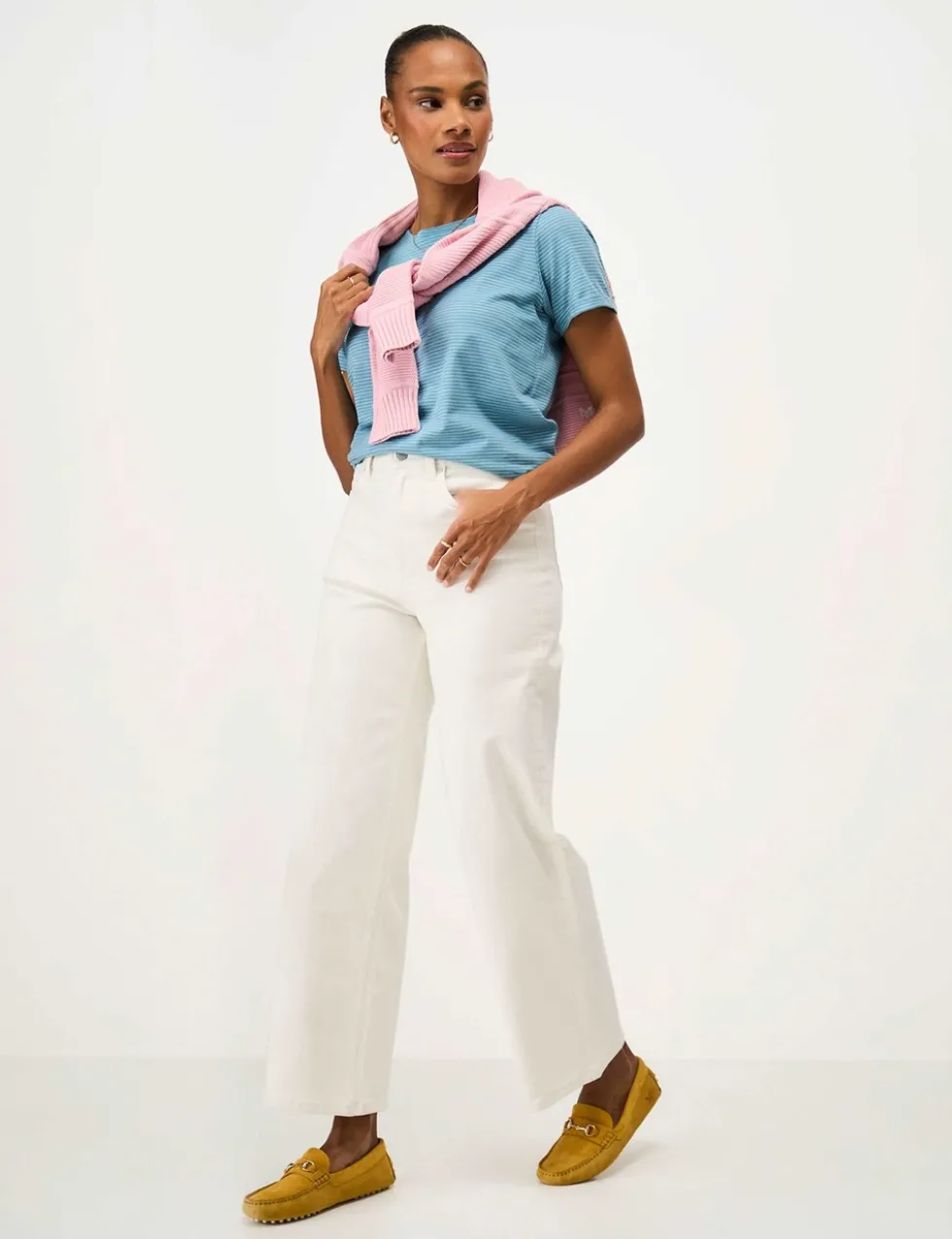 Pure Cotton Striped T-Shirt