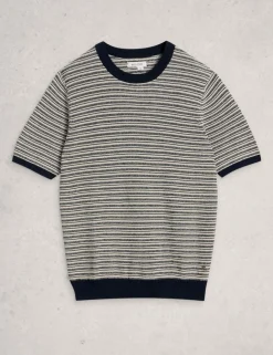 Pure Cotton Striped T-Shirt