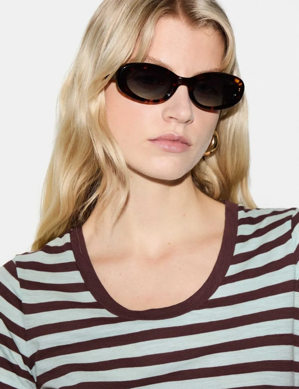 Pure Cotton Striped T-Shirt