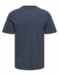 Pure Cotton Striped T-Shirt
