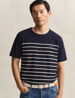 Pure Cotton Striped T-Shirt