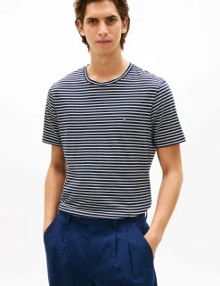 Pure Cotton Striped T-Shirt