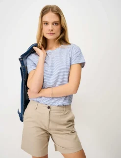 Pure Cotton Striped T-Shirt