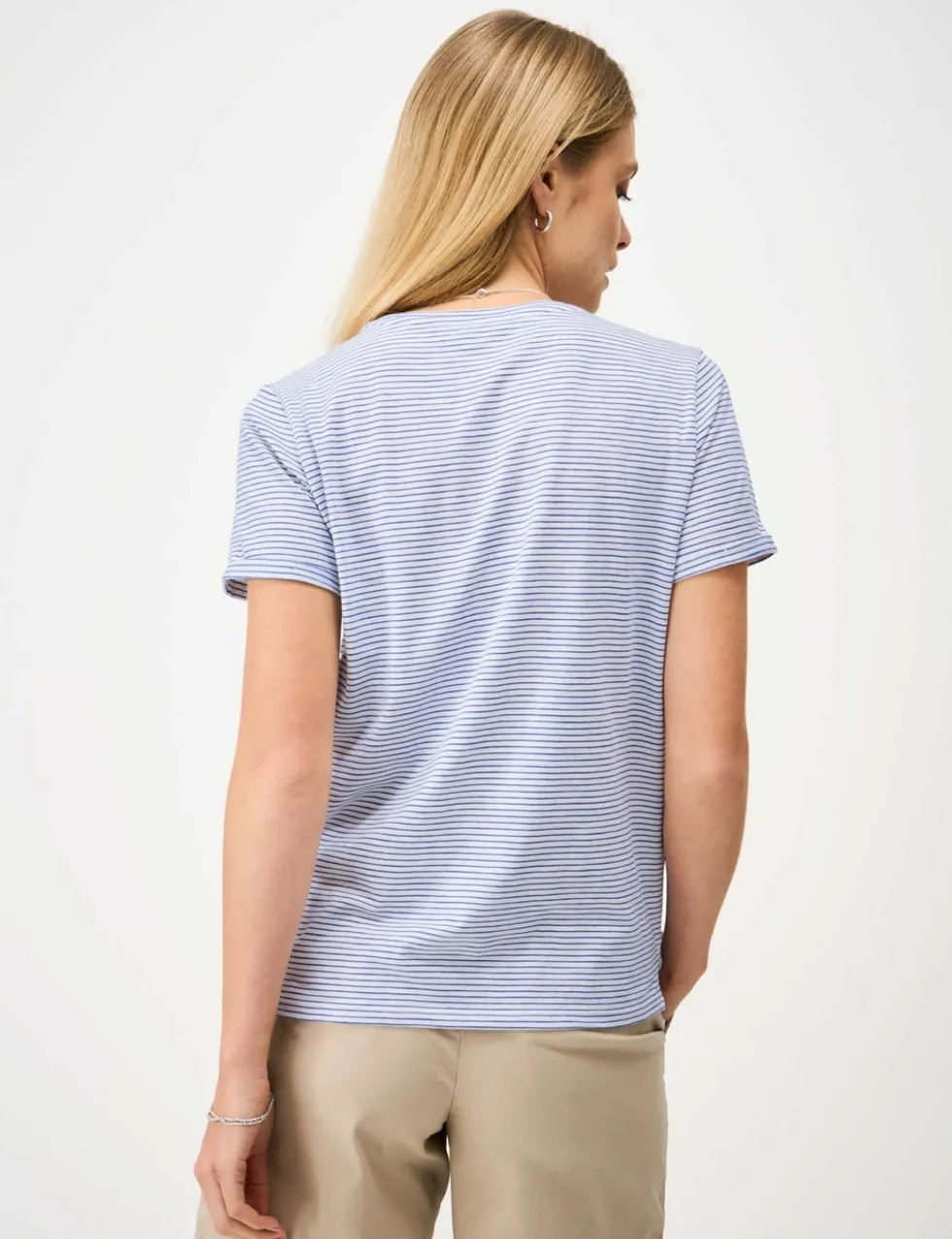 Pure Cotton Striped T-Shirt