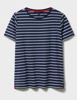 Pure Cotton Striped T-Shirt