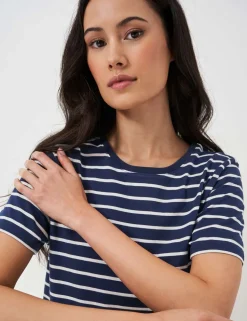 Pure Cotton Striped T-Shirt