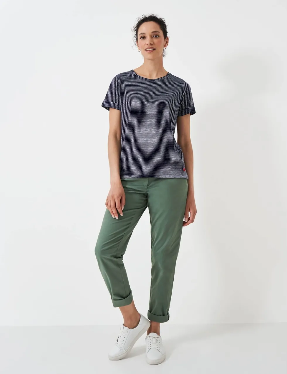 Pure Cotton Striped T-Shirt
