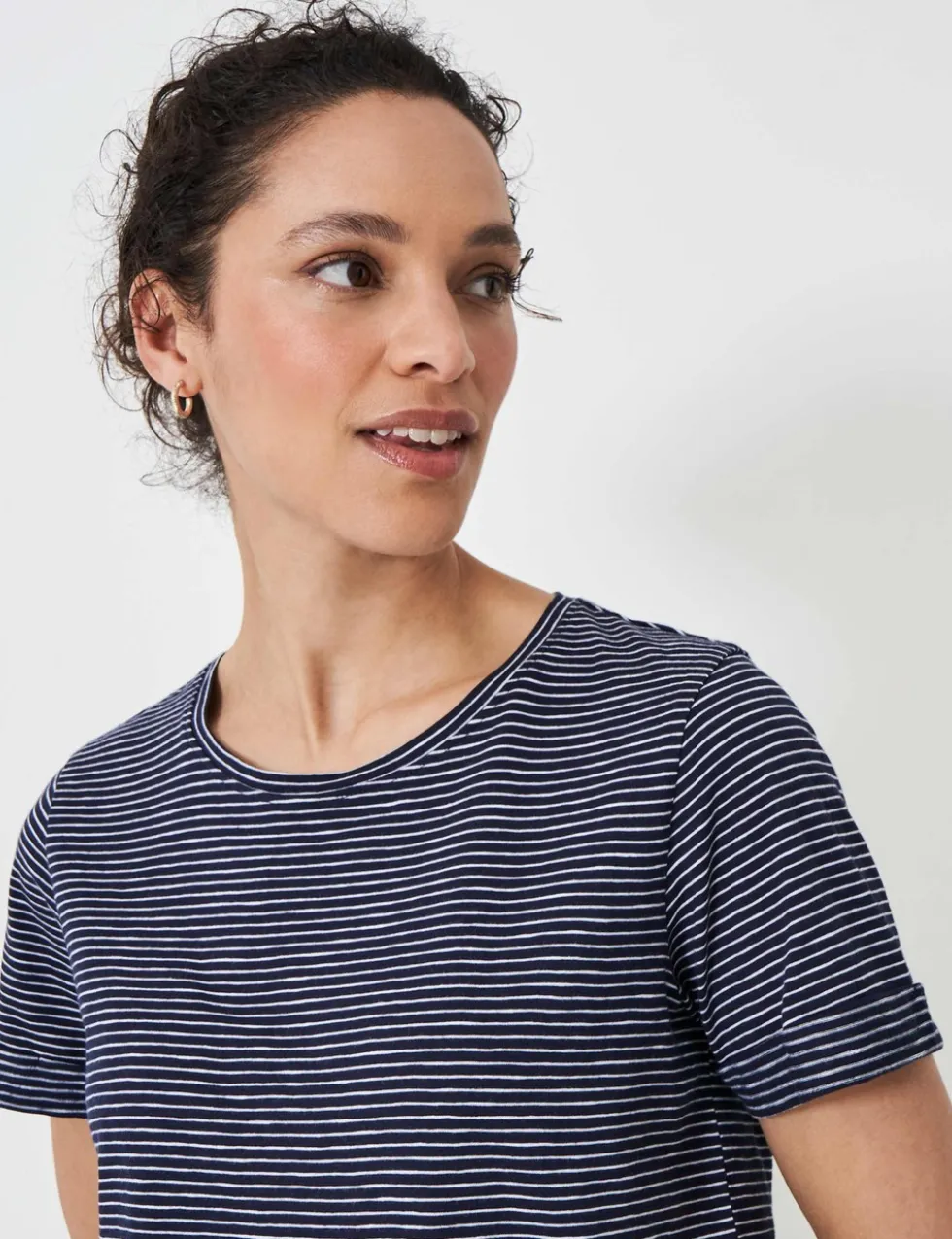 Pure Cotton Striped T-Shirt