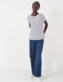 Pure Cotton Striped T-Shirt