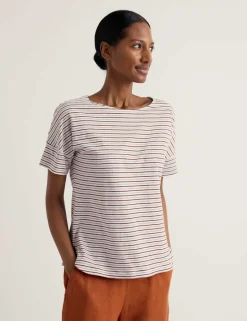 Pure Cotton Striped T-Shirt