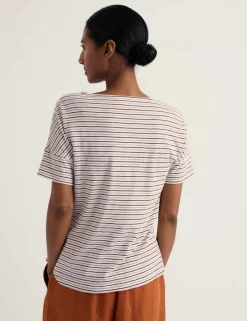 Pure Cotton Striped T-Shirt