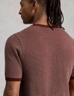 Pure Cotton Striped T-Shirt