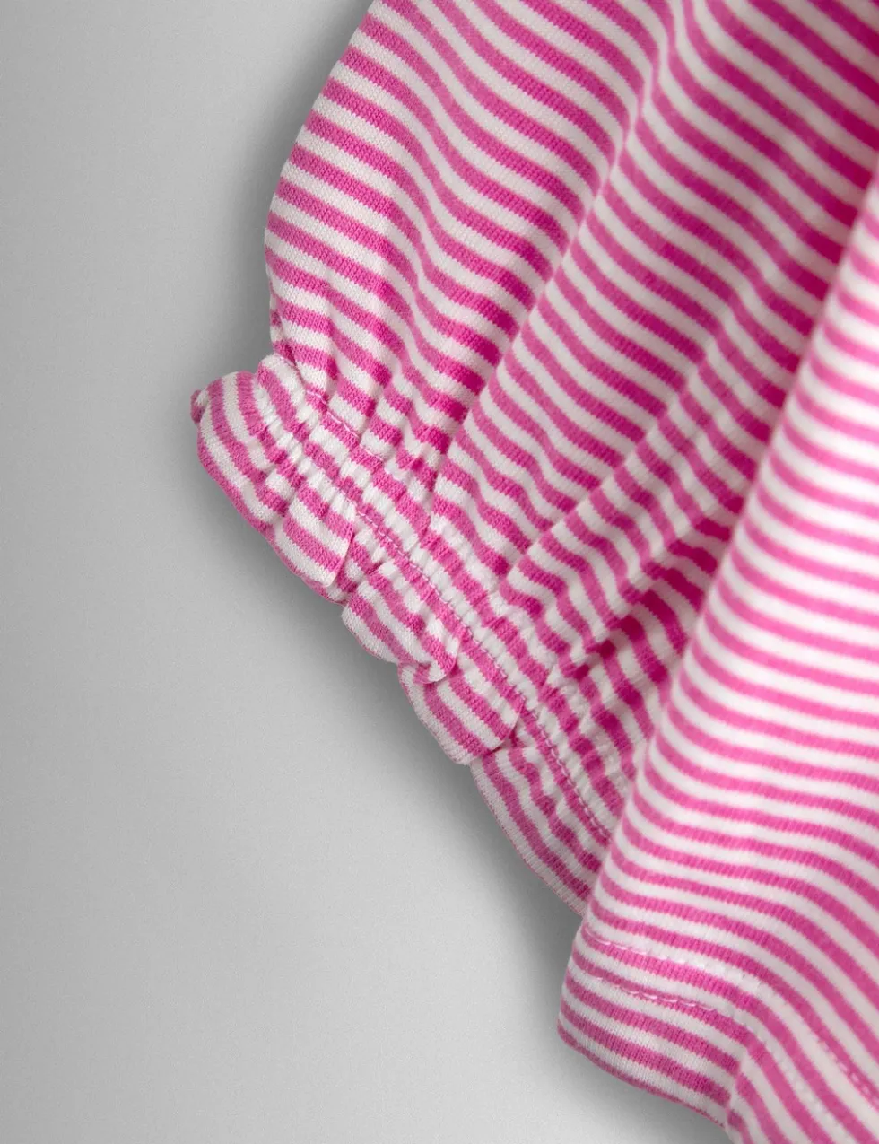 Pure Cotton Striped Unicorn Top (6-9 Yrs)
