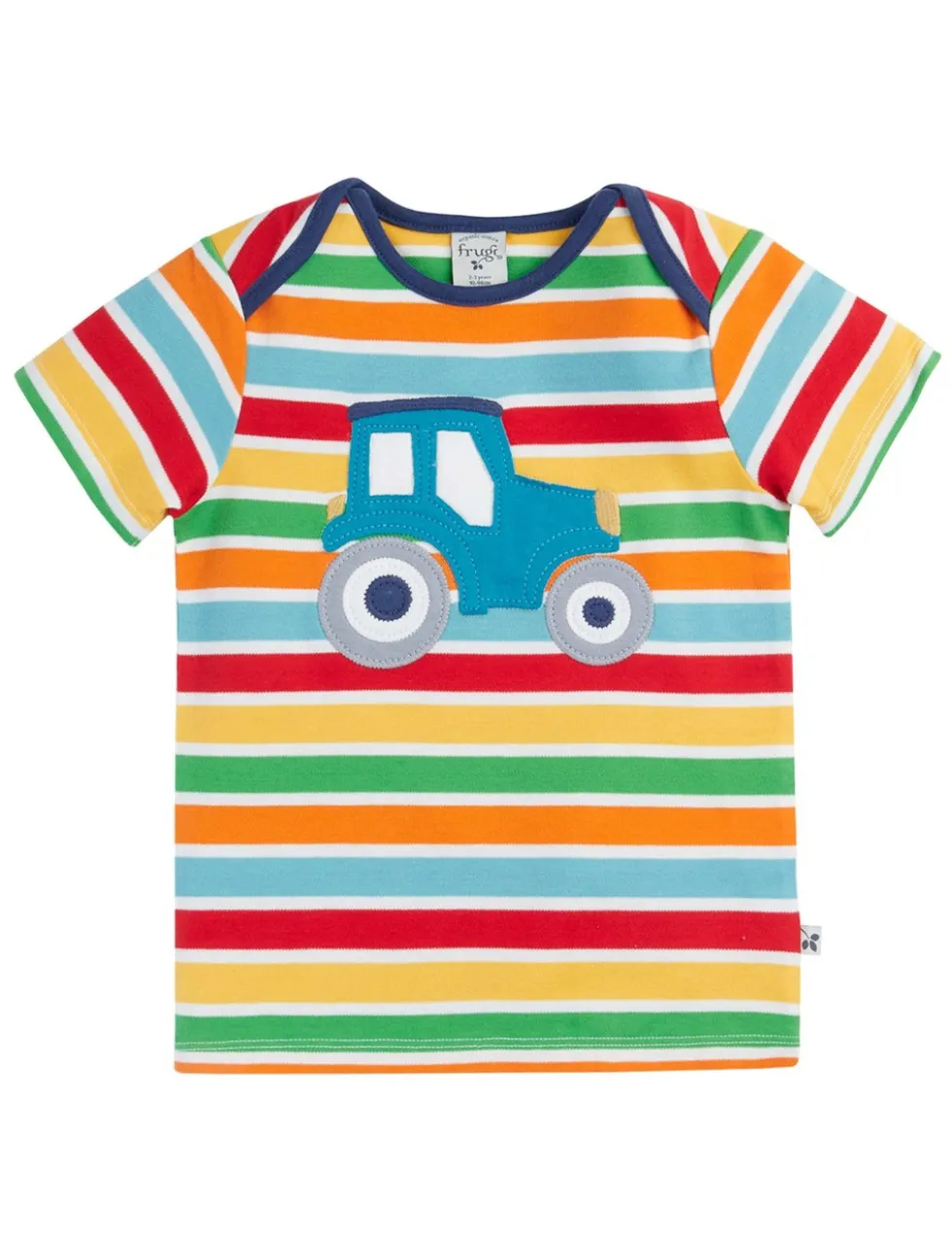 Pure Cotton Striped Vehicle T-Shirt (3 Mths-5 Yrs)