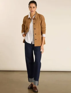 Pure Cotton Striped Waisted Shirt