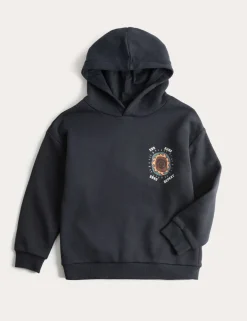 Pure Cotton Sun Graphic Hoodie (3-8 Yrs)