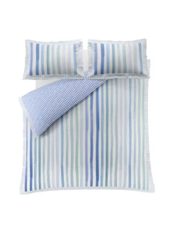 Pure Cotton Sunday Stripe Bedding Set