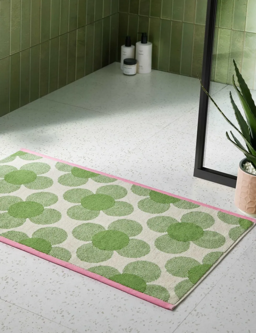 Pure Cotton Sunflower Bath Mat