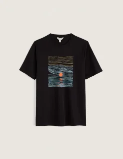 Pure Cotton Sunset Graphic T-Shirt