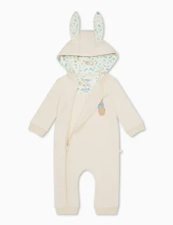Pure Cotton Supersoft Peter Rabbit Jumpsuit (0-12 Mths)