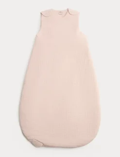 Pure Cotton Textured 1.5 Tog Sleeping Bag (0-3 Yrs)