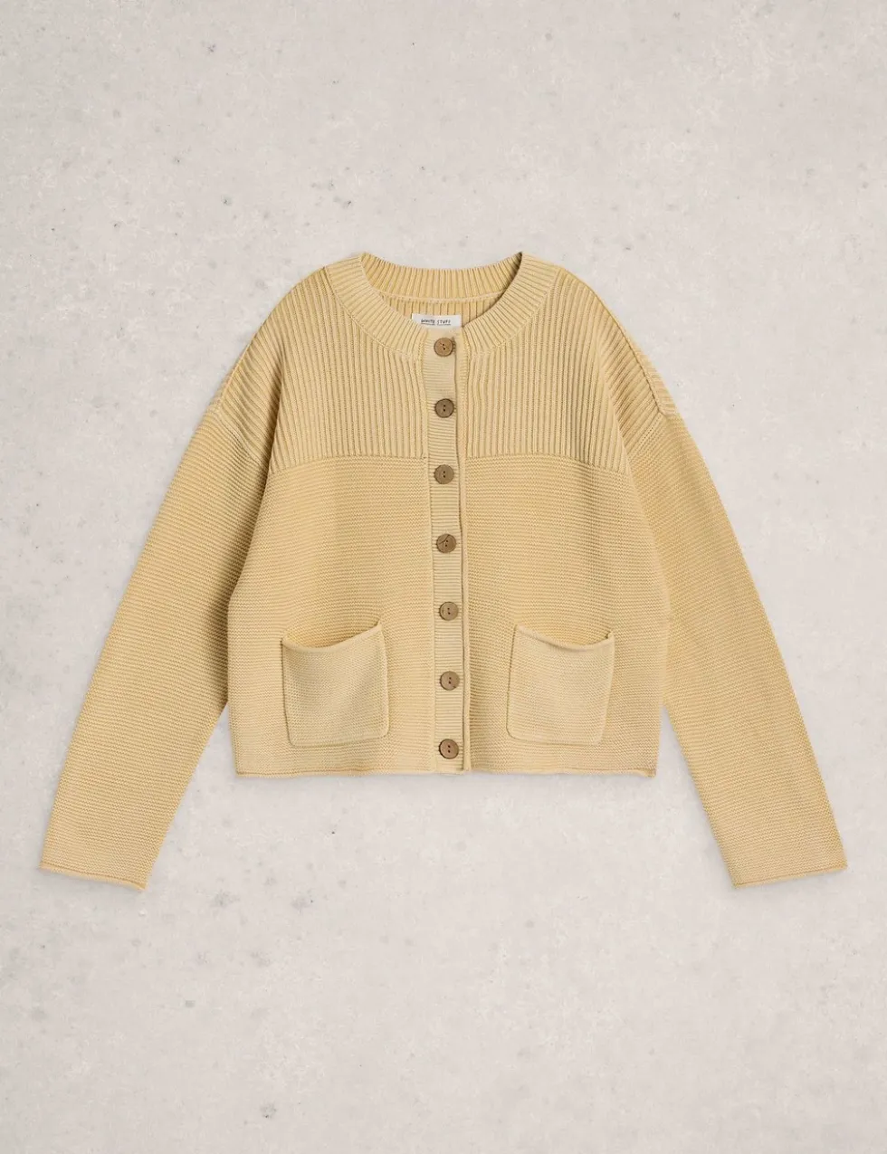 Pure Cotton Textured Cardigan