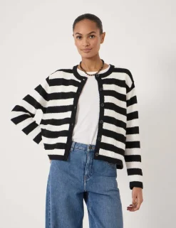 Pure Cotton Textured Cardigan