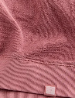 Pure Cotton Textured Crew Neck Sweatshirt