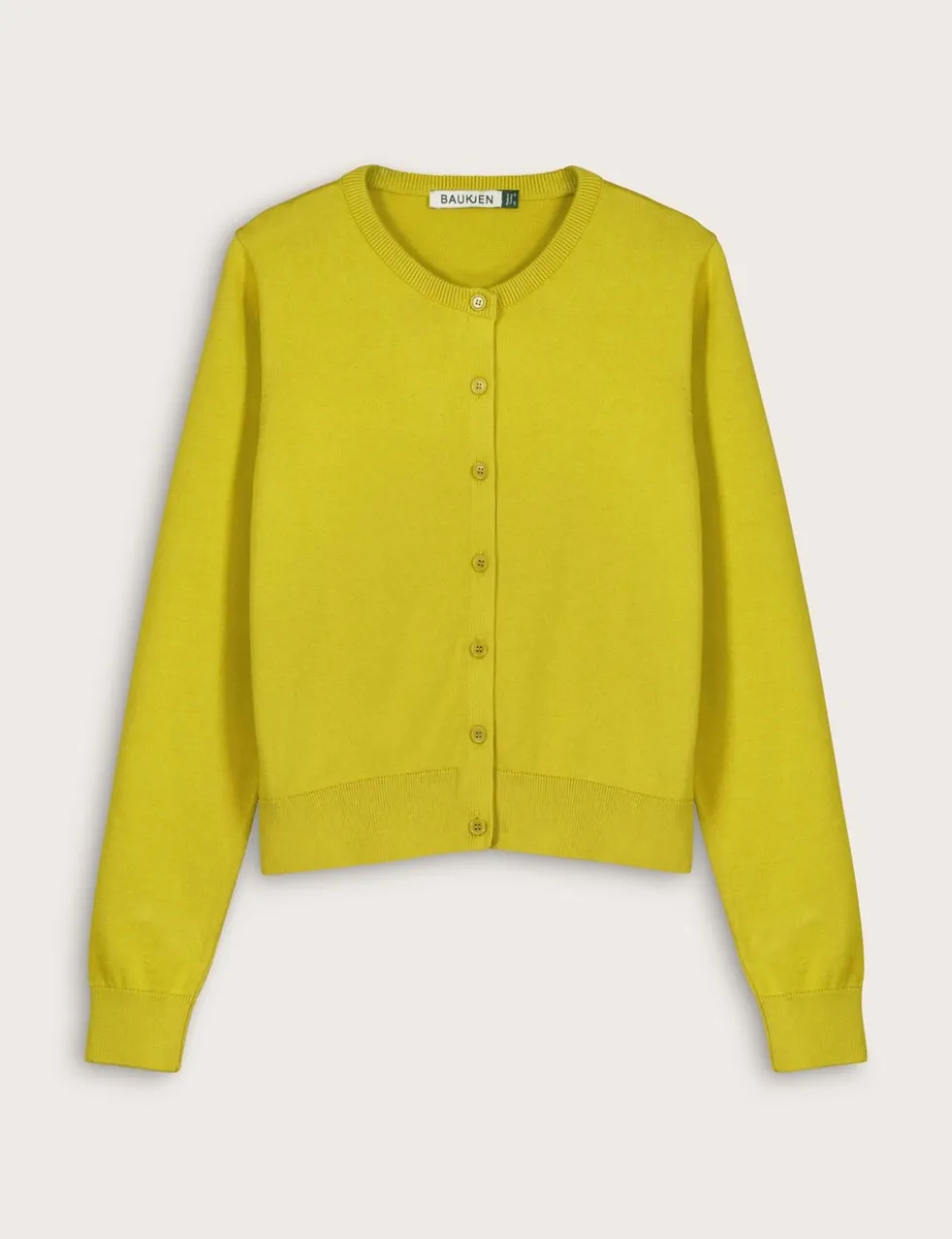 Pure Cotton Textured Crew Neck Cardigan