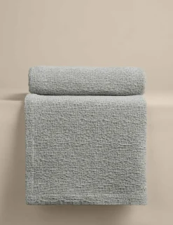 Pure Cotton Textured Jacquard Bedspread