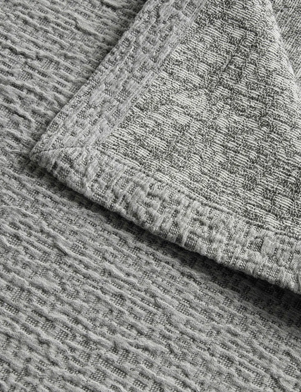 Pure Cotton Textured Jacquard Bedspread
